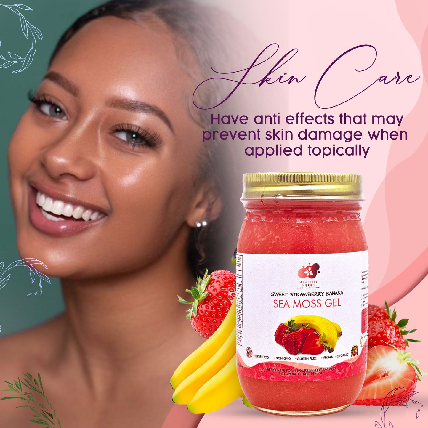 Healthy Herbs sea moss gel, yoni oils, feminine and herb products are made from 100% organic, plant based ingredients, vegan, gluten free, with no additives. Our seamoss gels are made from wildcrafted seamoss along the shorelines of Jamaica and St. Lucia