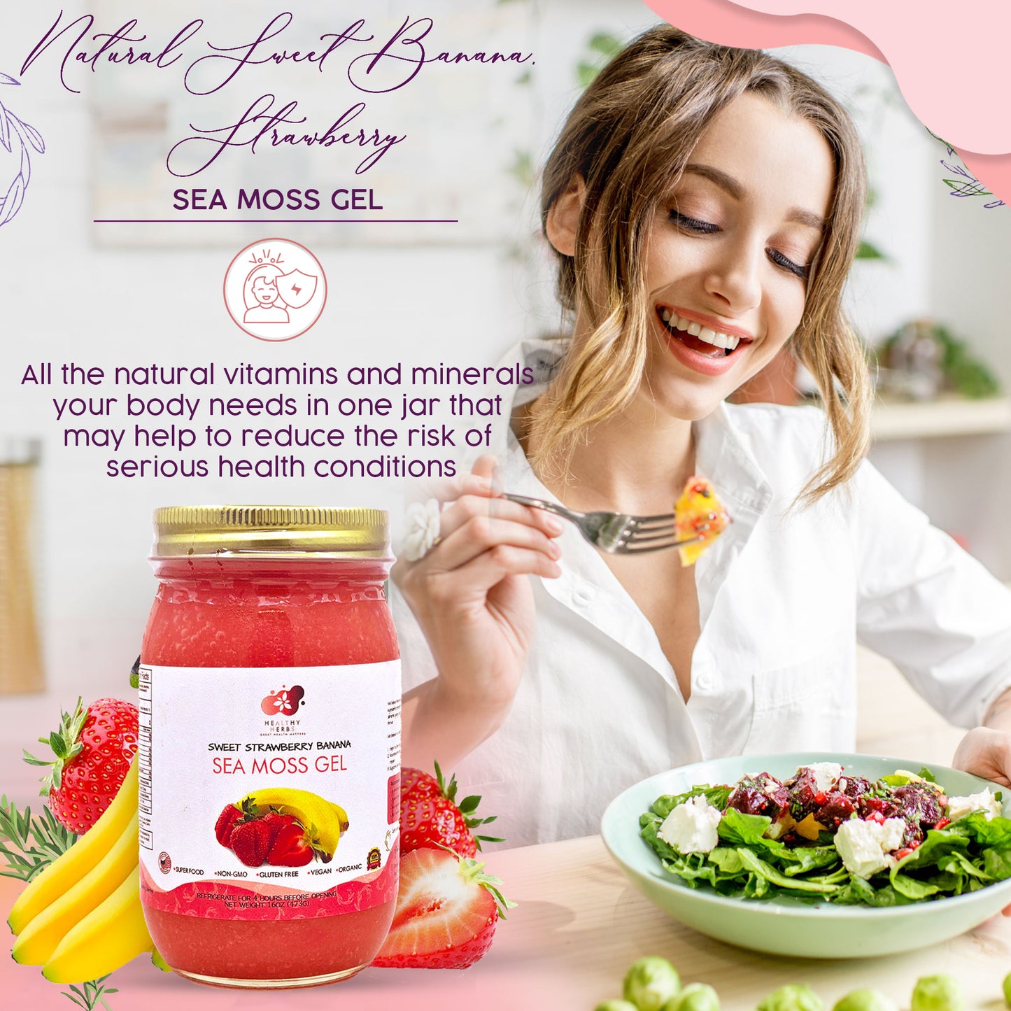 Healthy Herbs sea moss gel, yoni oils, feminine and herb products are made from 100% organic, plant based ingredients, vegan, gluten free, with no additives. Our seamoss gels are made from wildcrafted seamoss along the shorelines of Jamaica and St. Lucia