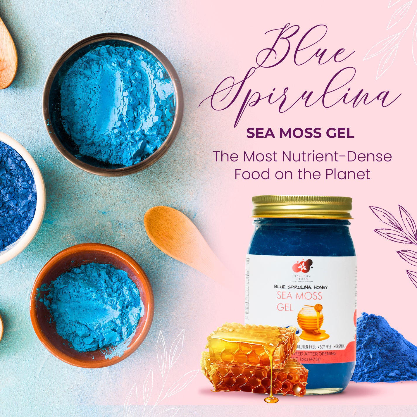 Healthy Herbs sea moss gel, yoni oils, feminine and herb products are made from 100% organic, plant based ingredients, vegan, gluten free, with no additives. Our seamoss gels are made from wildcrafted seamoss along the shorelines of Jamaica and St. Lucia