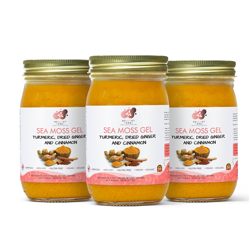 Turmeric & Ginger Sea Moss Gel
