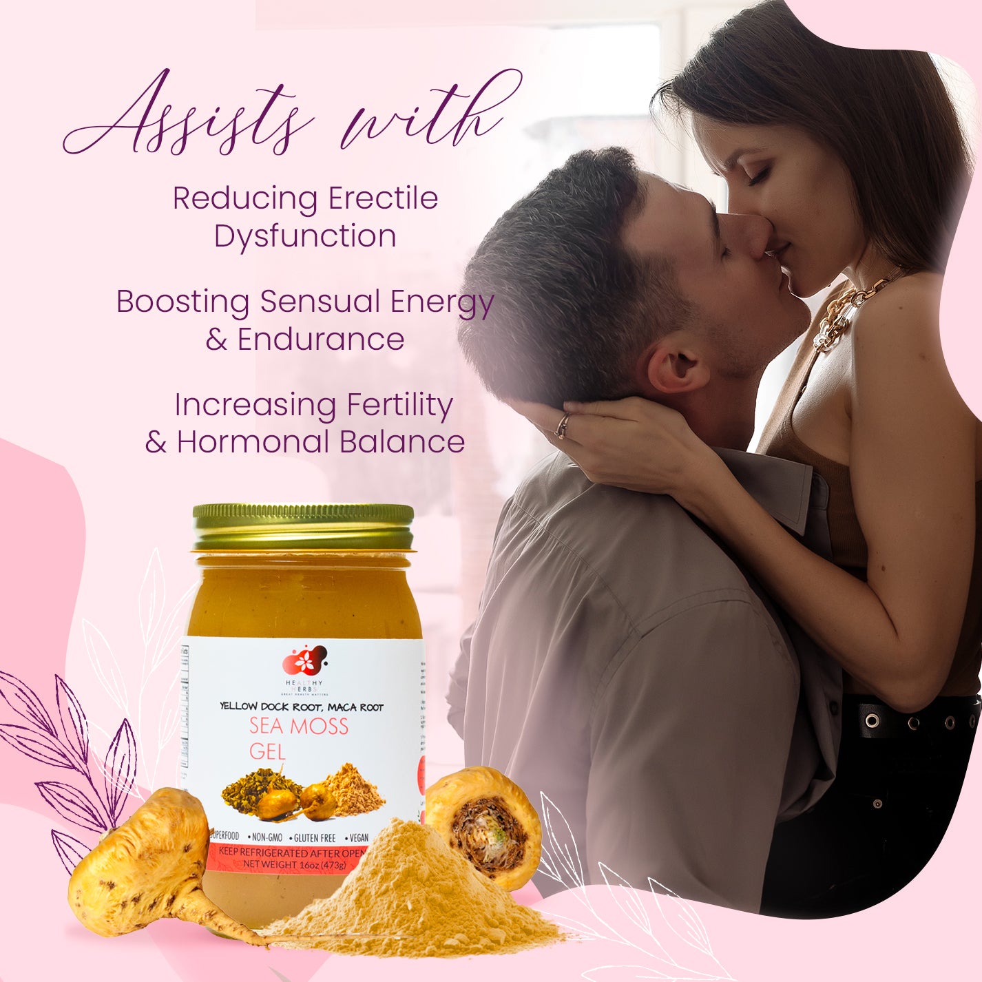 Healthy Herbs sea moss gel, yoni oils, feminine and herb products are made from 100% organic, plant based ingredients, vegan, gluten free, with no additives. Our seamoss gels are made from wildcrafted seamoss along the shorelines of Jamaica and St. Lucia