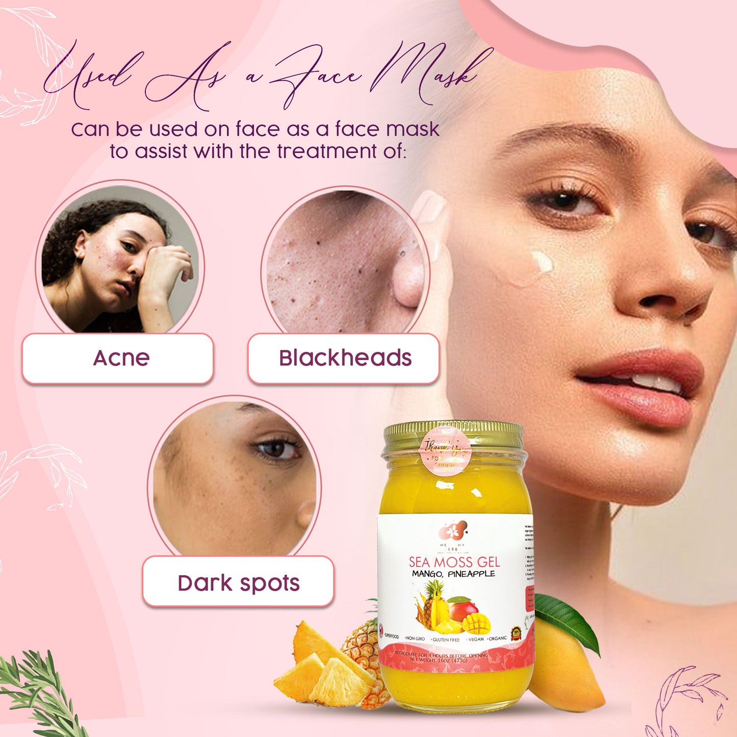 Healthy Herbs sea moss gel, yoni oils, feminine and herb products are made from 100% organic, plant based ingredients, vegan, gluten free, with no additives. Our seamoss gels are made from wildcrafted seamoss along the shorelines of Jamaica and St. Lucia