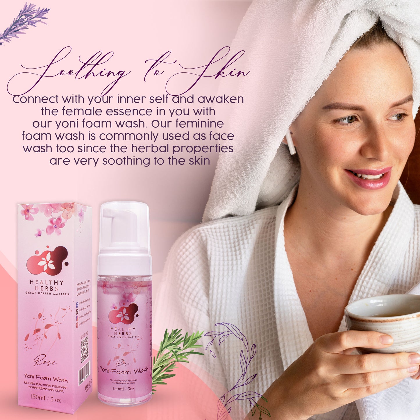 Healthy Herbs sea moss gel, yoni oils, feminine care gel and foam washes herb products are made from 100% organic, plant based ingredients, vegan, gluten free, with no additives. Our seamoss gels are made from wildcrafted seamoss along the shorelines of Jamaica and St. Lucia containing over 90% of the essential vitamins and minerals the body needs. Some of our herbs include mint, calendula, lavender, elderberry, turmeric, yellow dock, spirulina, moringa, ashwagandha, rose, aloe vera, and tea tree.