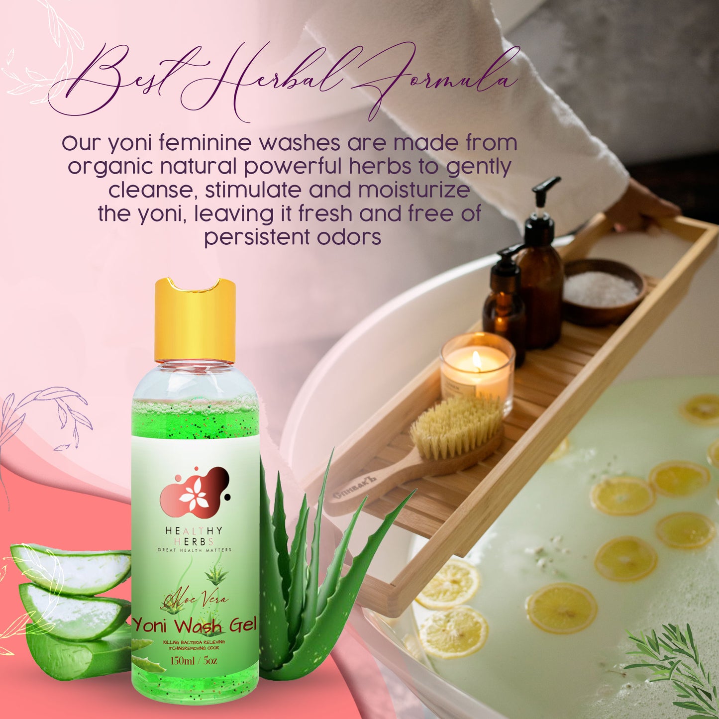Healthy Herbs sea moss gel, yoni oils, feminine and herb products are made from 100% organic, plant based ingredients, vegan, gluten free, with no additives. Our seamoss gels are made from wildcrafted seamoss along the shorelines of Jamaica and St. Lucia
