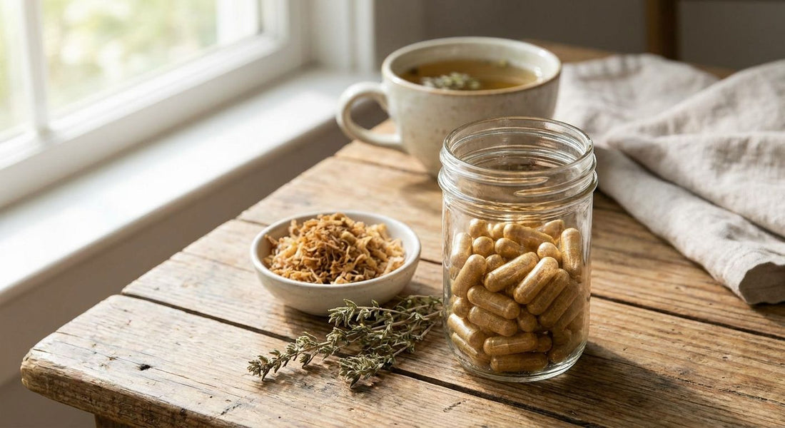 Sea moss capsules for menopause symptom support