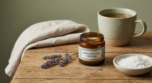 Magnesium cream for adult neck and shoulder massage