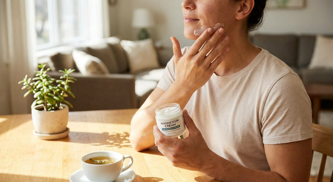 Magnesium cream for adult jaw massage