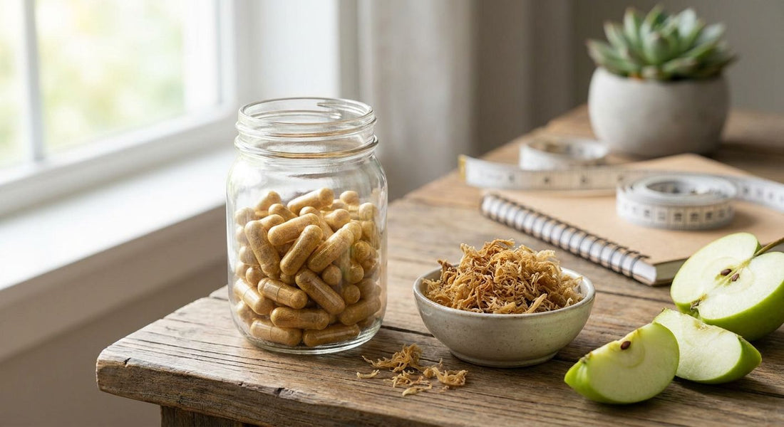 Sea moss capsules for weight management support