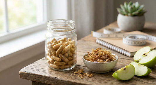 Sea moss capsules for weight management support