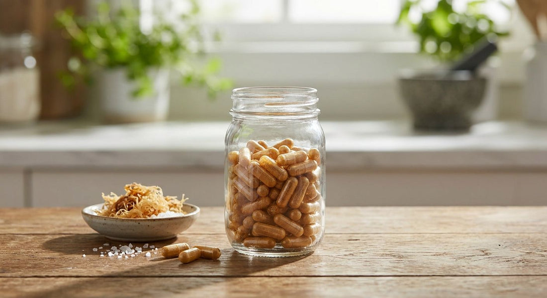 Irish sea moss capsules for daily mineral support