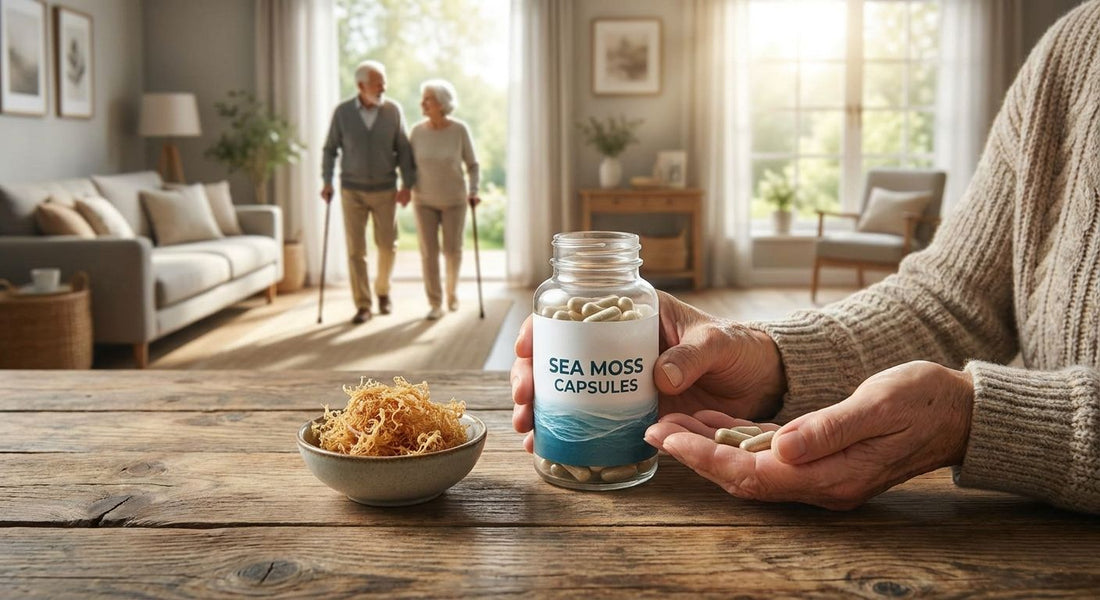 Sea moss capsules for seniors and joint mobility