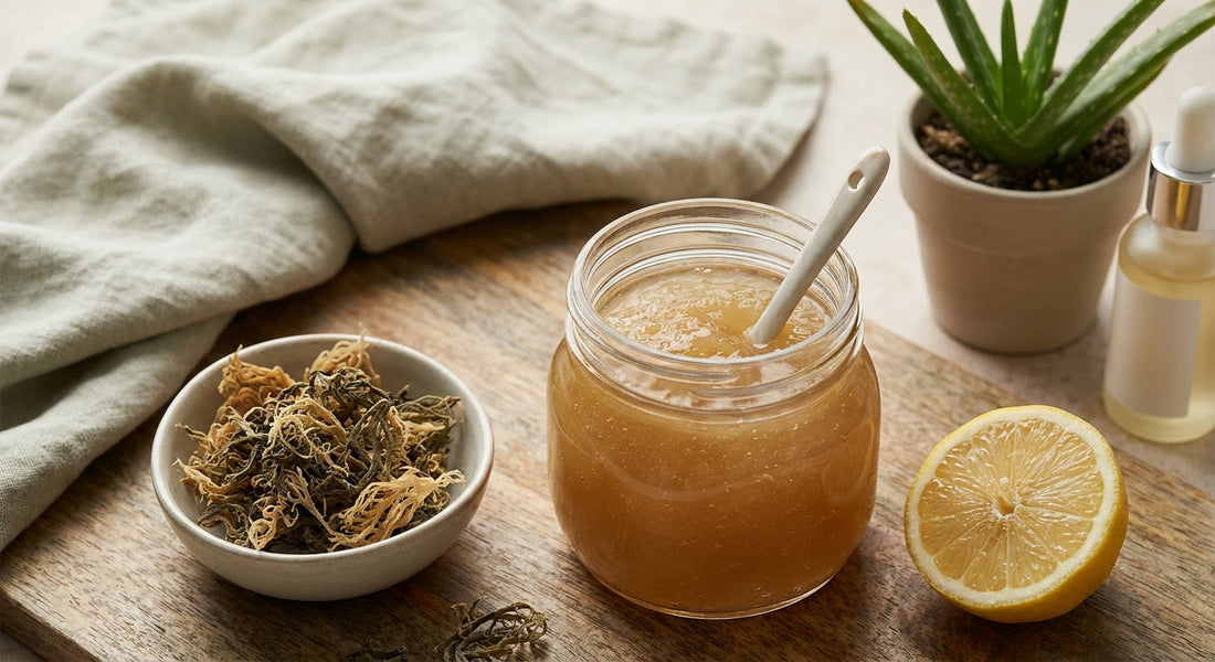 Sea moss gel skin-care label guide