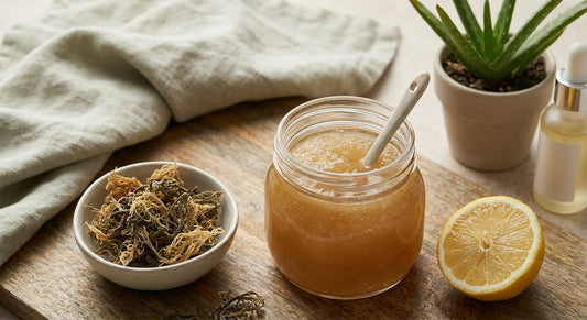 Sea moss gel skin-care label guide