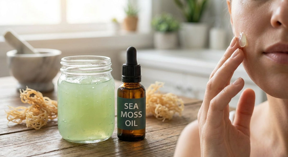 Sea moss gel for oily and acne-prone skin