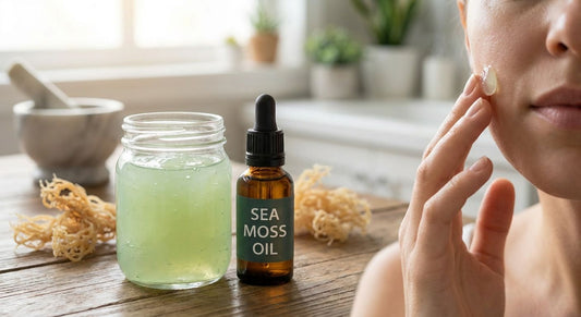 Sea moss gel for oily and acne-prone skin