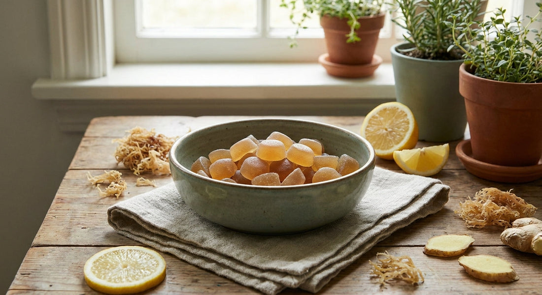 Sea moss gummies sugar label guide