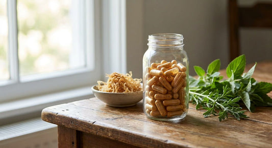 Sea moss capsules for skin health from within