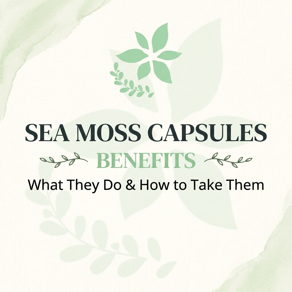 Sea Moss Capsules Benefits: What They Do & How to Take Them