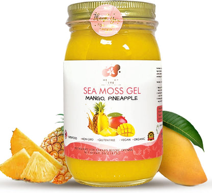 Healthy Herbs | Sea Moss Gel - Sweet Mango Pineapple (16oz)