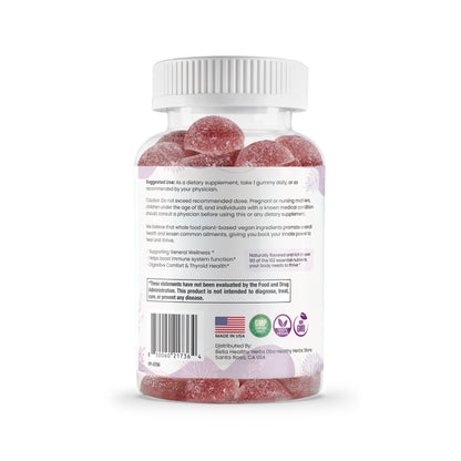 Healthy Herbs | Elderberry & Irish Sea Moss Gummies | 30 Servings (2100mg)