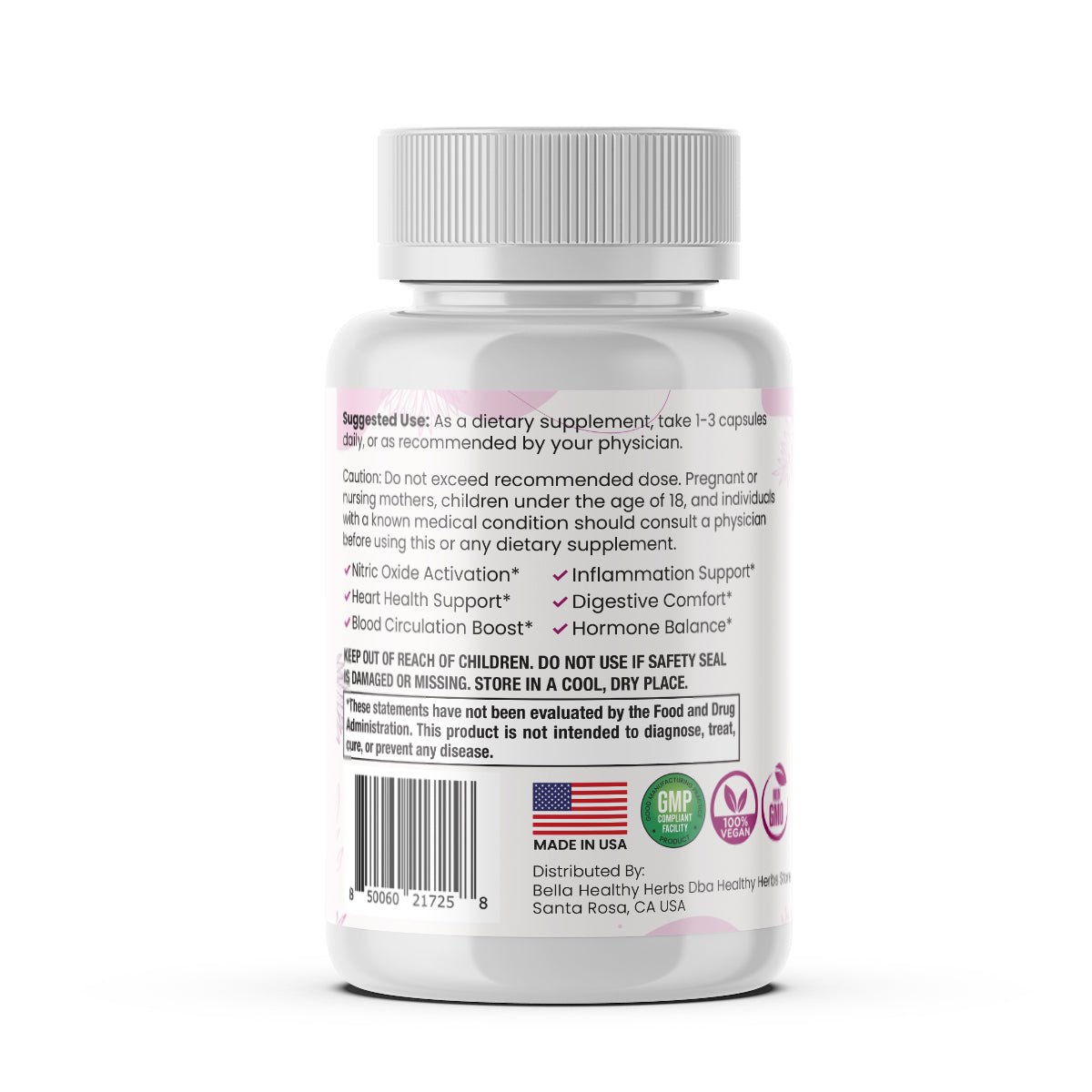 Healthy Herbs | Beet, Turmeric, Ginger, Cinnamon, Sea Moss Extract, and Ashwagandha - Cardiovascular Support