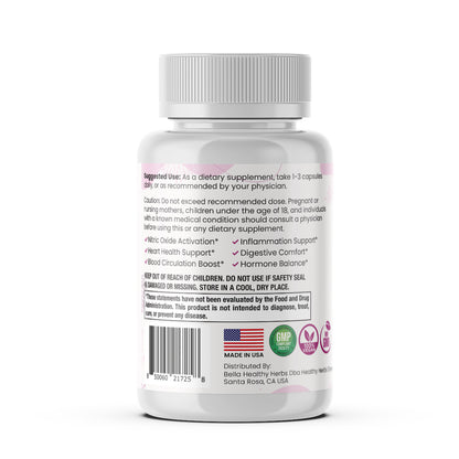 Healthy Herbs | Beet, Turmeric, Ginger, Cinnamon, Sea Moss Extract, and Ashwagandha - Cardiovascular Support