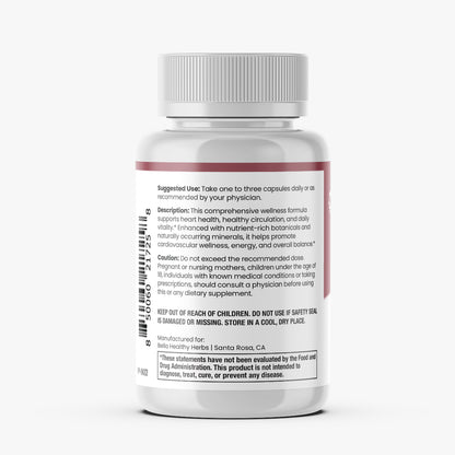 Beet Root, Turmeric, Ginger, Cinnamon, Sea Moss Extract, and Ashwagandha - Cardiovascular Support | Healthy Herbs