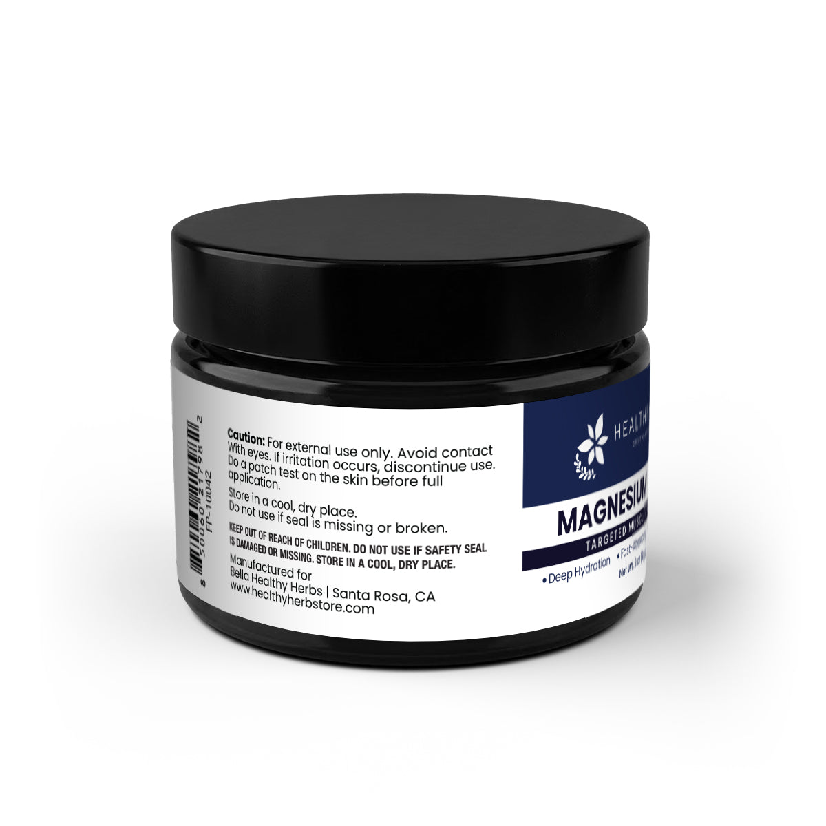 Healthy Herbs | Magnesium + MSM Topical Cream 3oz