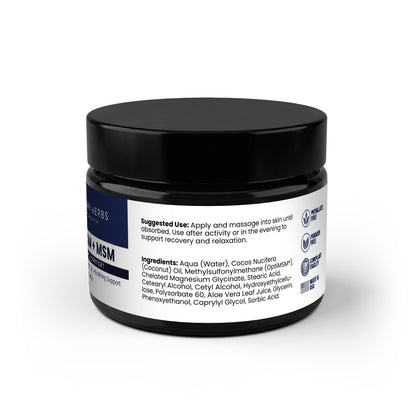 Healthy Herbs | Magnesium + MSM Topical Cream 3oz