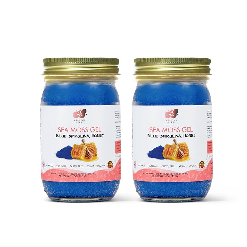Blue Spirulina Sea Moss Gel