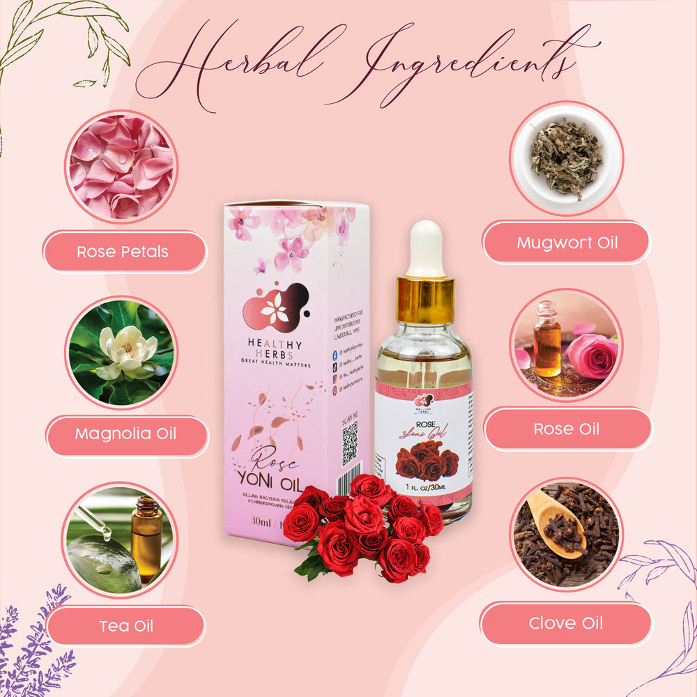 Rose Yoni Oil Healthy Herbs Store
